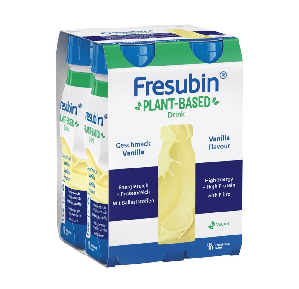 FRESUBIN PLANT-BASED Drink vanille 4 fl 200 ml