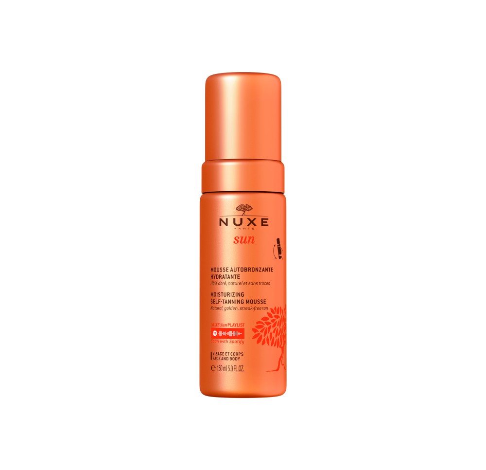 NUXE Sun Mousse Autobronzant Hydr Vis&Corps 150 ml