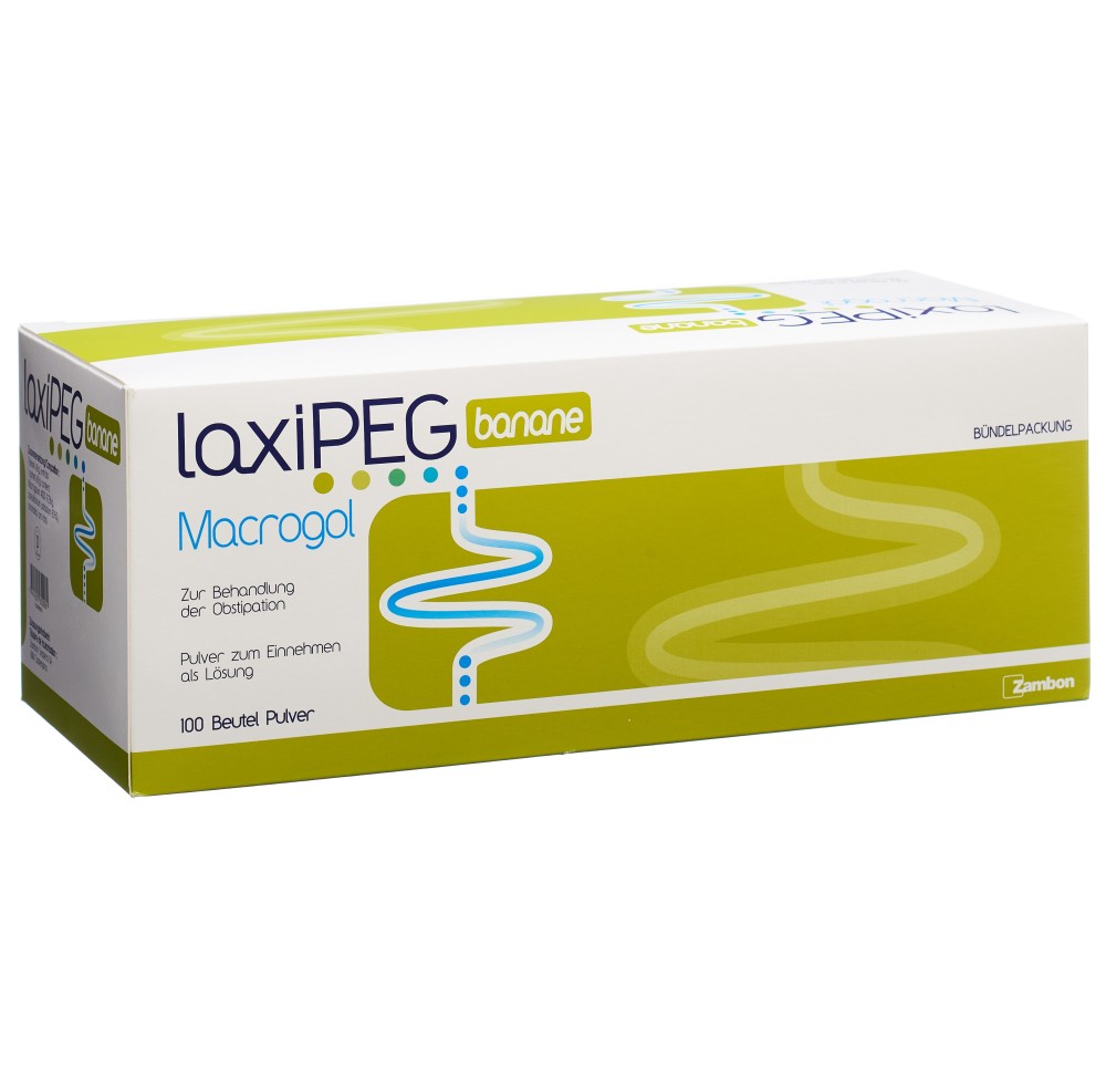LAXIPEG banane pdr sach 100 pce LAXIPEG banane pdr sach 100 pce