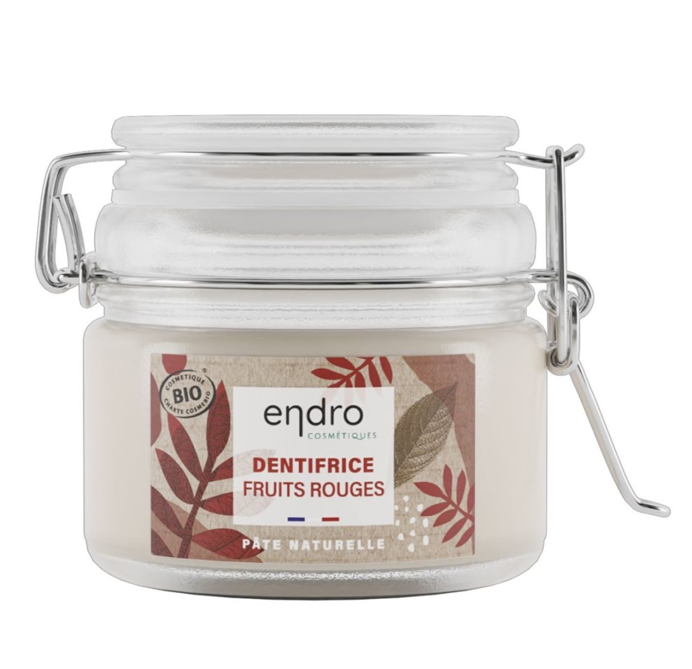 ENDRO dentifrice nat baies rouges verre 100 ml