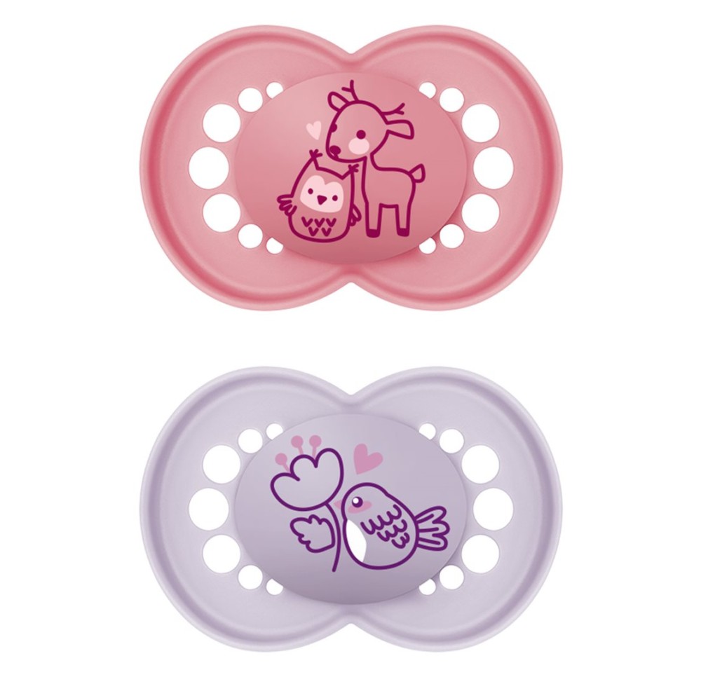 MAM Original lolette sil 6-16m Girl 2 pce