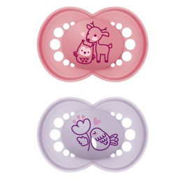 MAM Original lolette sil 6-16m Girl 2 pce