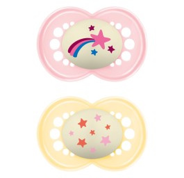 MAM Night lolette sil 16-36m Girl 2 pce