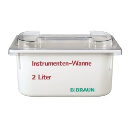 B. BRAUN bac instruments 2l a tamis+couvercle