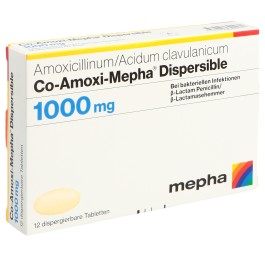 CO-AMOXI Mepha cpr disp 1000 mg 12 pce