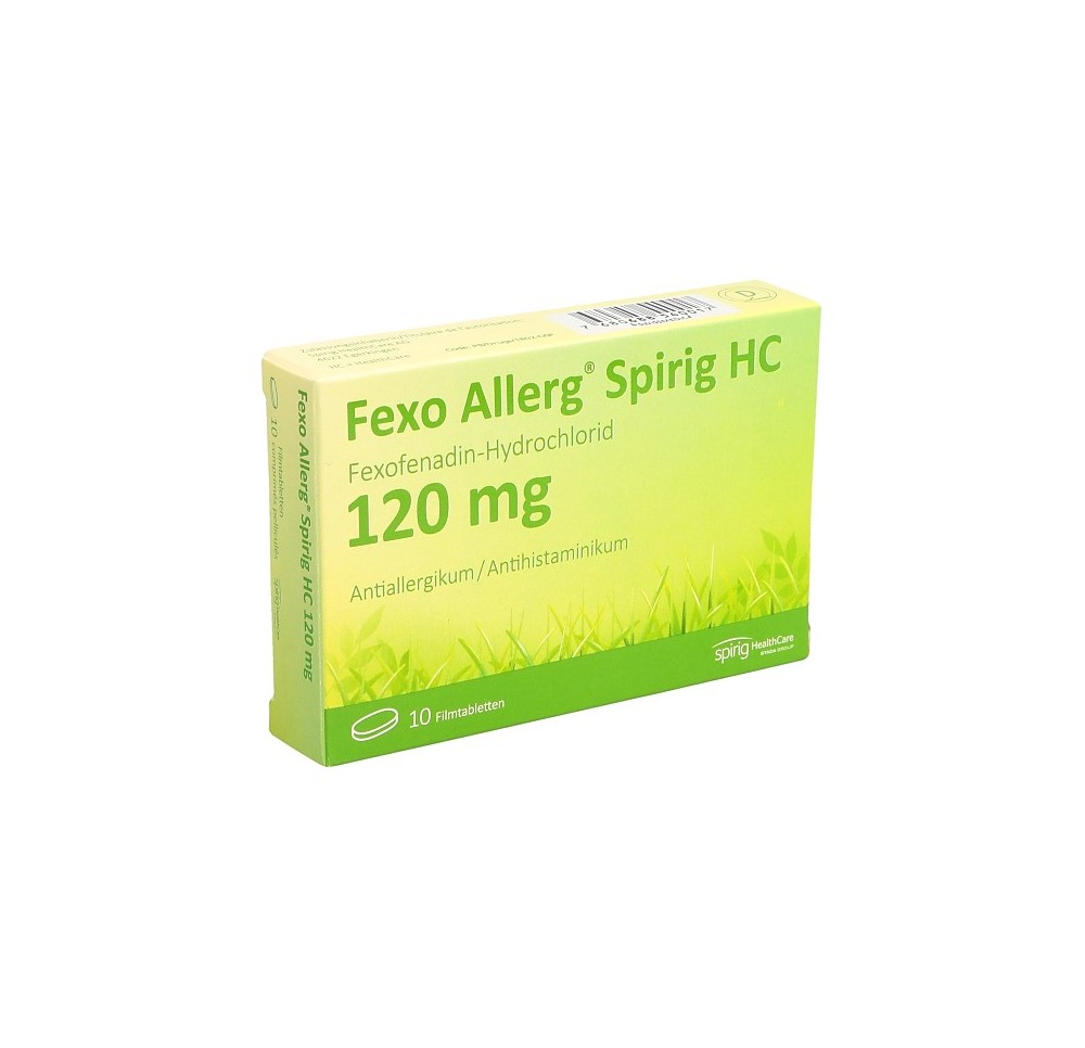 FEXO ALLERG Spirig HC cpr pell 120 mg 10 pce FEXO ALLERG Spirig HC cpr pell 120 mg 10 pce