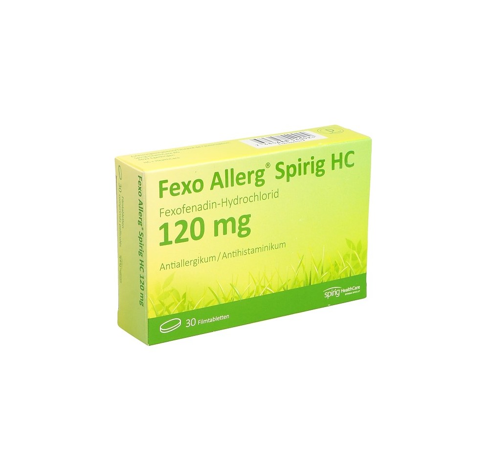 FEXO ALLERG Spirig HC cpr pell 120 mg 30 pce FEXO ALLERG Spirig HC cpr pell 120 mg 30 pce
