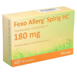 FEXO ALLERG Spirig HC cpr pell 180 mg 30 pce