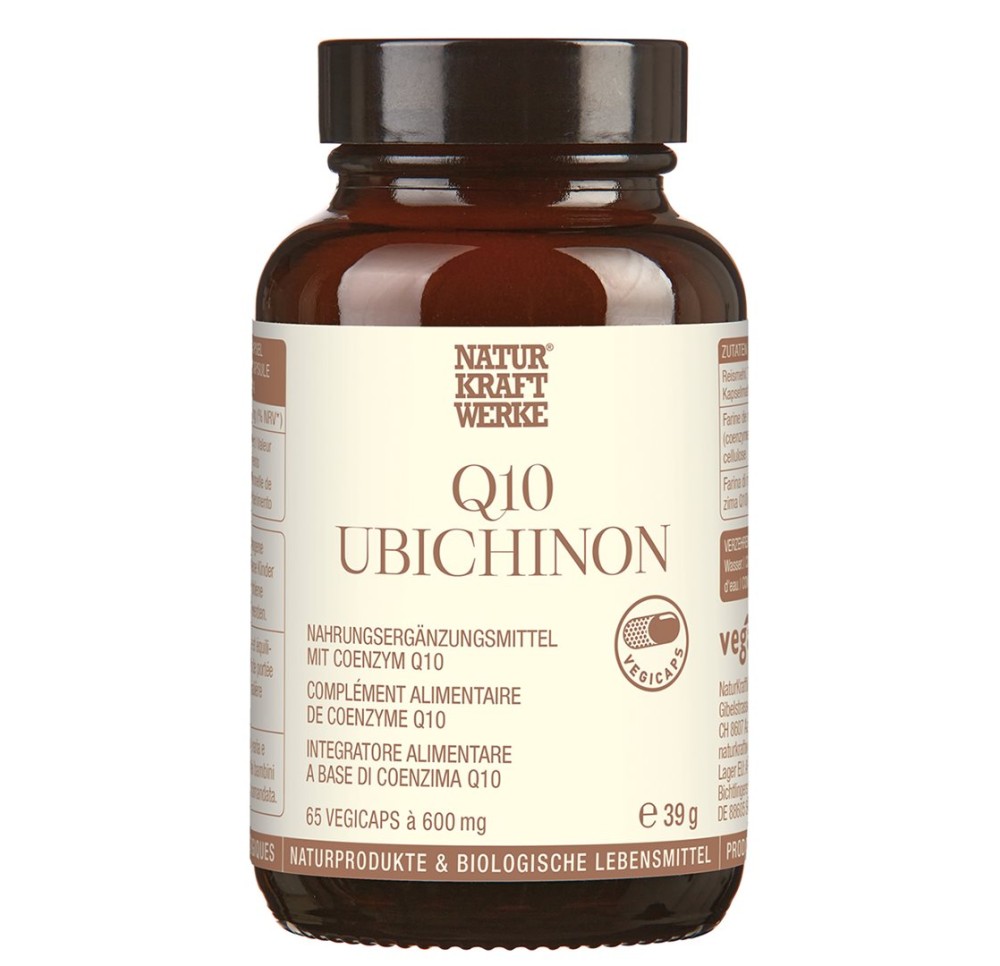 NATURKRAFTWERKE Q10 Ubichin vegicaps 600 mg 65 pce NATURKRAFTWERKE Q10 Ubichin vegicaps 600 mg 65 pce