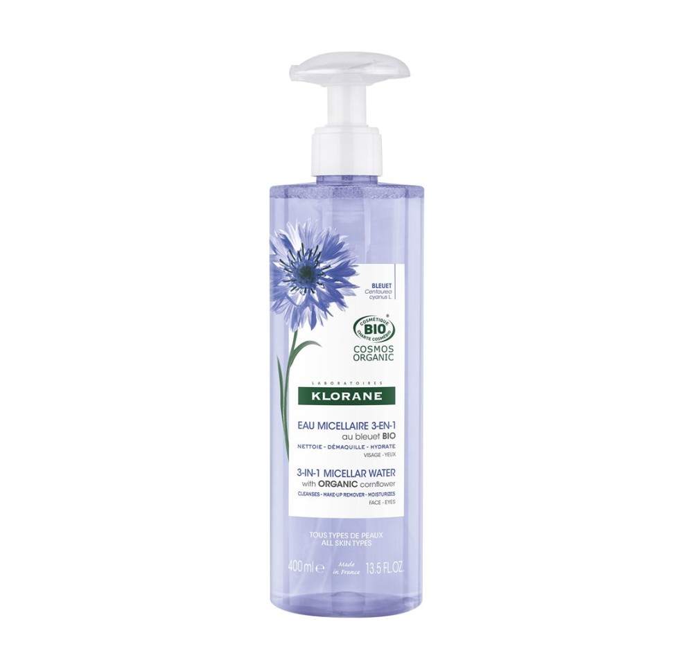 KLORANE Bleuet Eau micell vis&yeux bio fl 400 ml KLORANE Bleuet Eau micell vis&yeux bio fl 400 ml