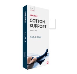 VENOSAN COTTON SUPPORT Socks A-D M white 1 paire