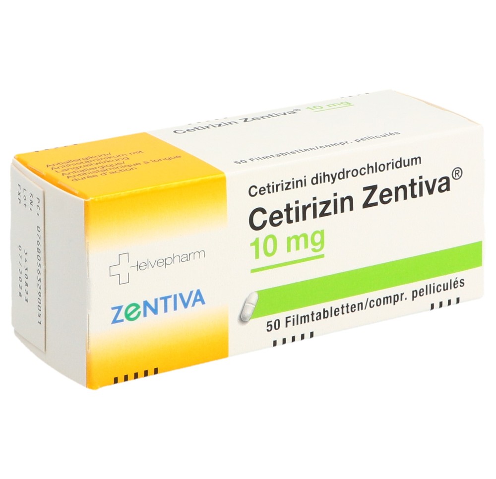 CETIRIZIN Zentiva cpr pell 10 mg 50 pce