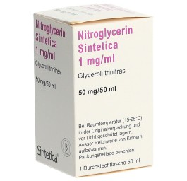 NITROGLYCERIN Sintetica sol perf 50 mg/50ml