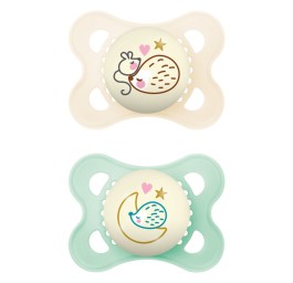 MAM Night lolette sil 0-6m Unisex 2 pce