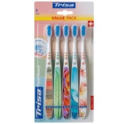 TRISA Feelgood brosse à dents soft 5 pce