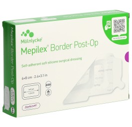 MEPILEX Border Post OP 6x8cm (nouv) 10 pce