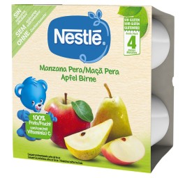 NESTLE compote pomme poire 4 x 100 g