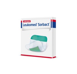 LEUKOMED Sorbact pans adh bacté 8x10cm st 20 pce