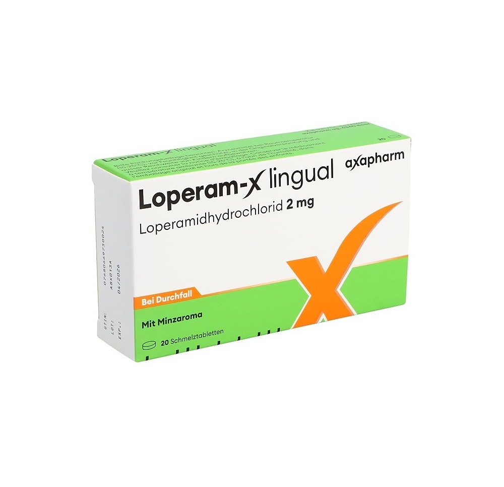 LOPERAM-X lingual cpr orodisp 20 pce LOPERAM-X lingual cpr orodisp 20 pce
