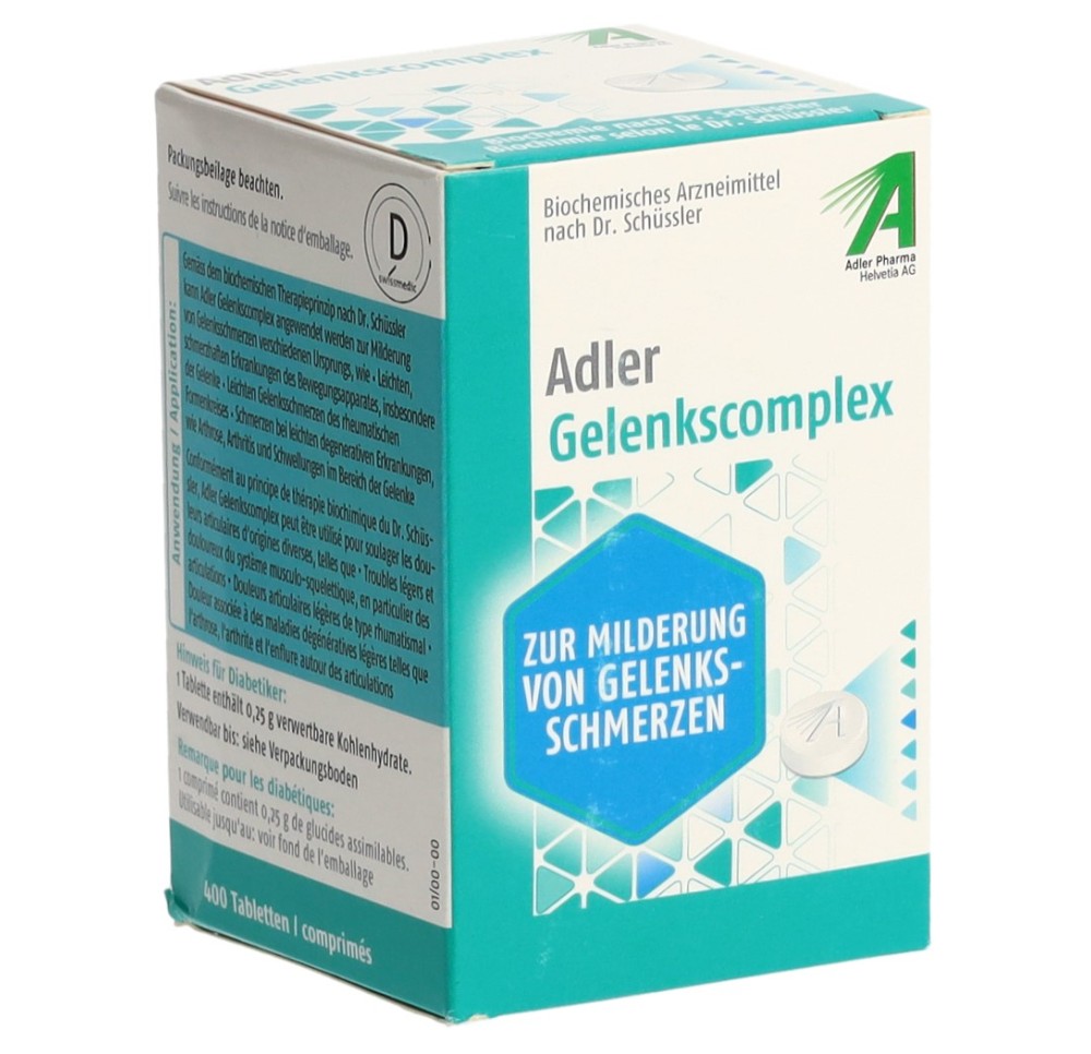 ADLER complexe articulaire cpr bte 400 pce ADLER complexe articulaire cpr bte 400 pce