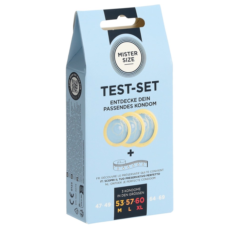 MISTER SIZE Kit de test 3 pièces