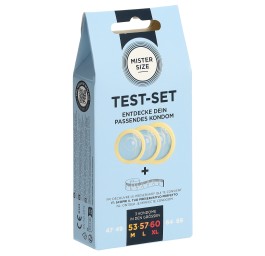 MISTER SIZE Kit de test 3 pièces