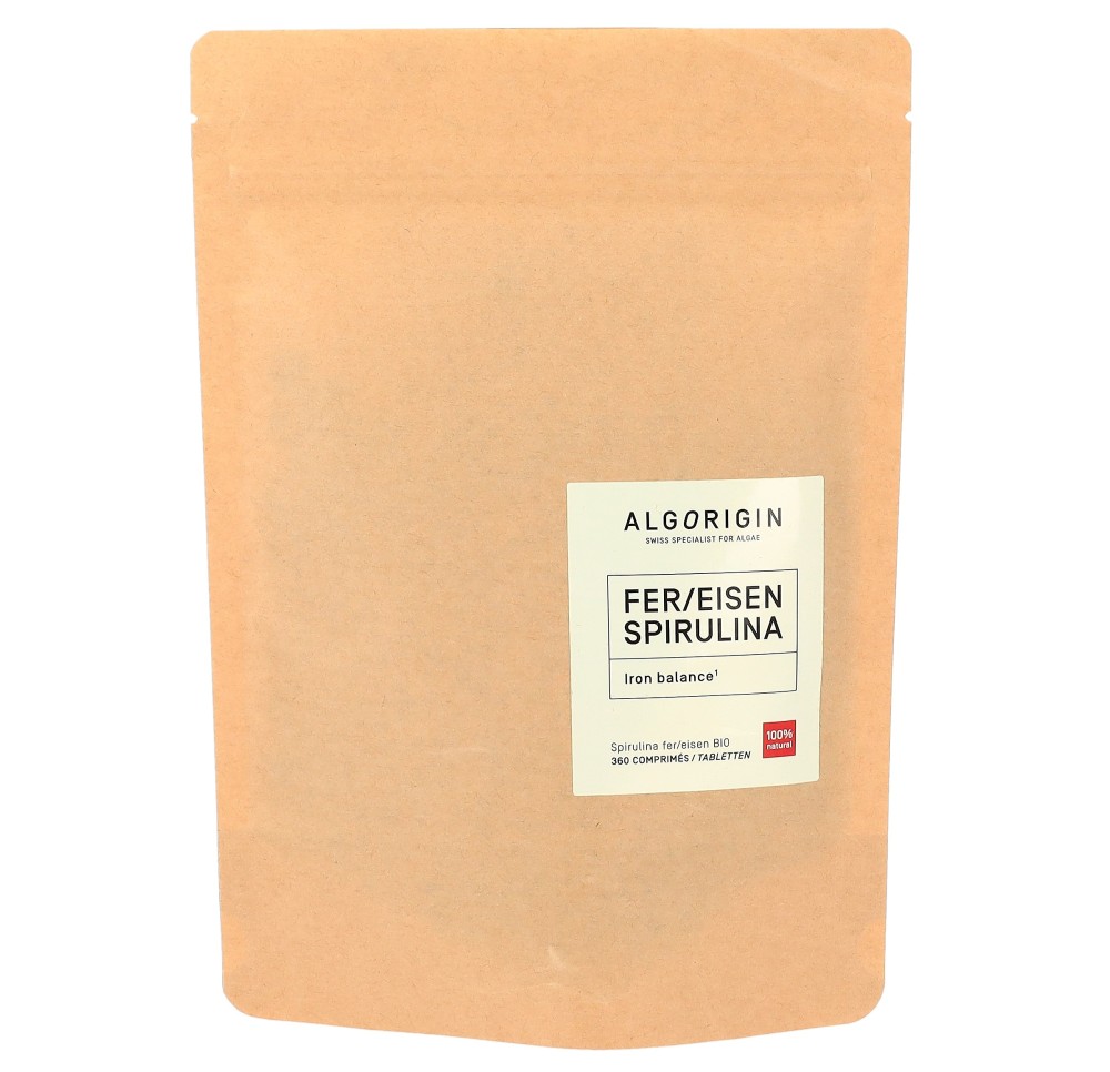 ALGORIGIN Spiruline Fer cpr bio sach 360 pce ALGORIGIN Spiruline Fer cpr bio sach 360 pce