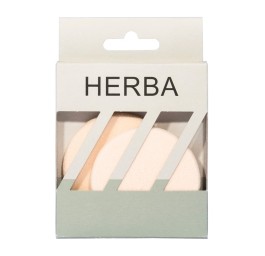 HERBA éponges make-up rond 2 pce 5607