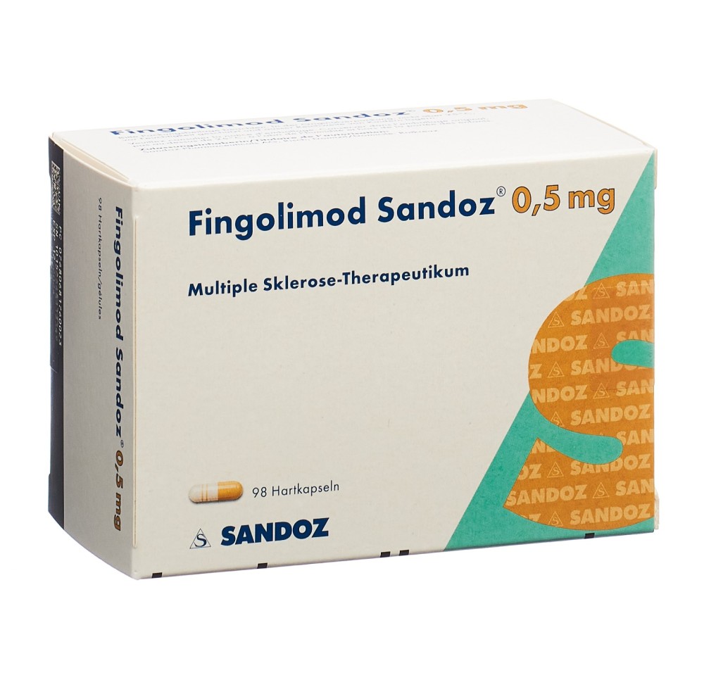 FINGOLIMOD Sandoz caps 0.5 mg 98 pce FINGOLIMOD Sandoz caps 0.5 mg 98 pce
