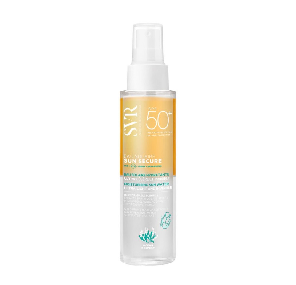SVR SUN SECURE eau solaire SPF50+ 100 ml
