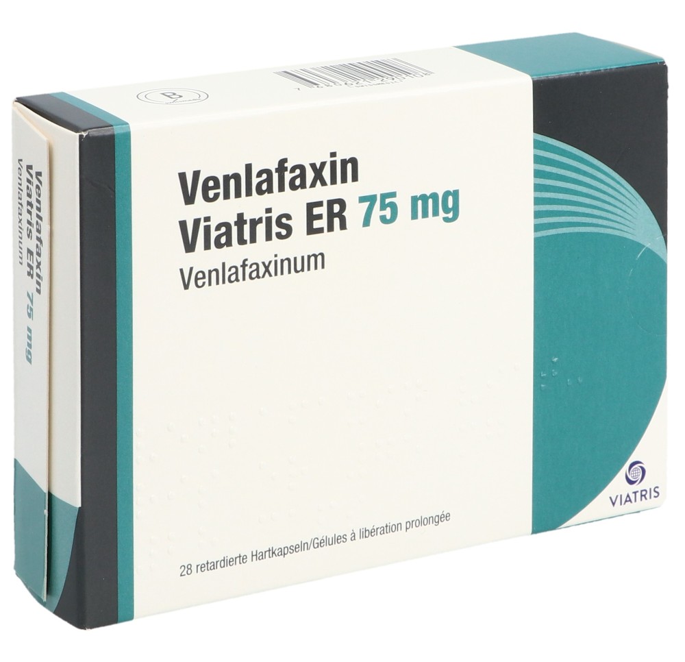 VENLAFAXIN Viatris ER caps ret 75 mg 28 pce VENLAFAXIN Viatris ER caps ret 75 mg 28 pce