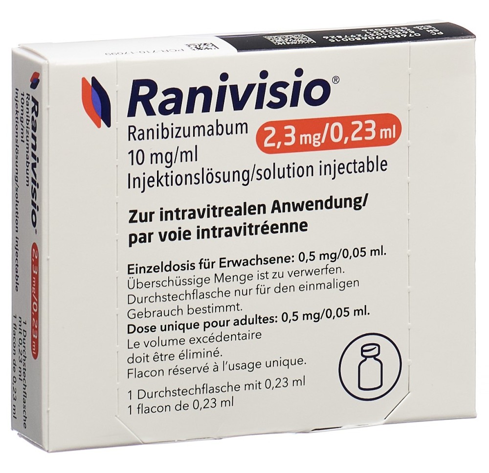 RANIVISIO sol inj 2.3 mg/0.23ml flac 0.23 ml RANIVISIO sol inj 2.3 mg/0.23ml flac 0.23 ml
