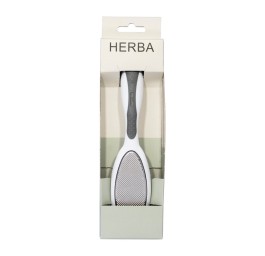 HERBA râpe à pied avec lime softtouch gris