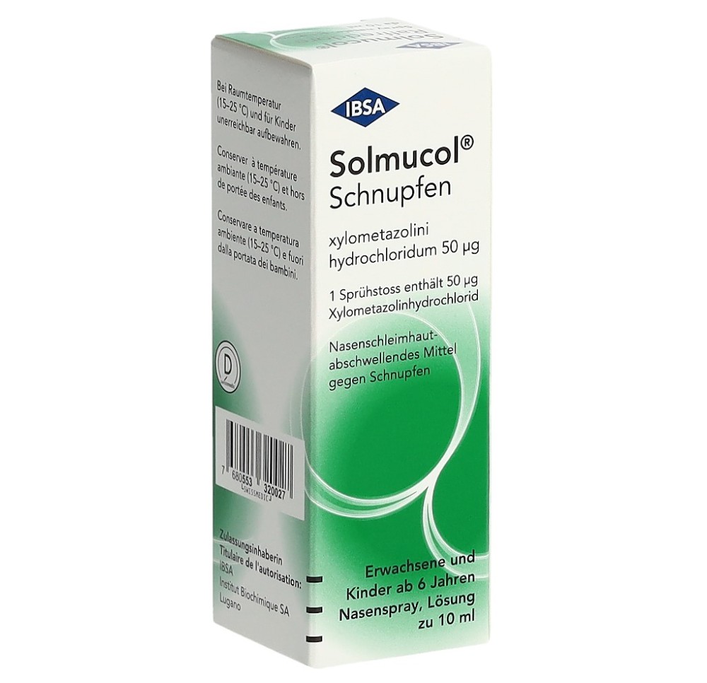 SOLMUCOL Rhume spray nasal fl 10 ml SOLMUCOL Rhume spray nasal fl 10 ml