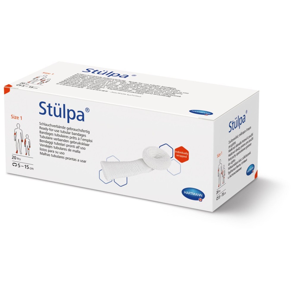 STÜLPA bandage tubulaire prêts à l'emploi 20 pce STÜLPA bandage tubulaire prêts à l'emploi 20 pce