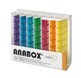 ANABOX pilulier 7 jours vida 7 7 cases/jour D/F/I