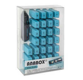 ANABOX pilulier 31 jours mini pl tur cl 3 cas/jour