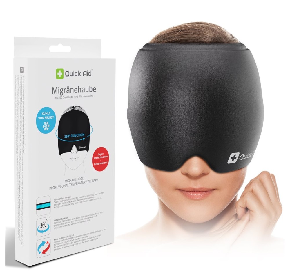 QUICK AID Bonnet anti-migraine rafraî chauff 360° QUICK AID Bonnet anti-migraine rafraî chauff 360°