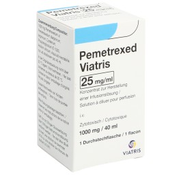 PEMETREXED Viatris conc perf 1000 mg/40ml flac