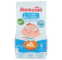 BIMBOSAN Bio bouillie lait 3 céréales sach 300 g