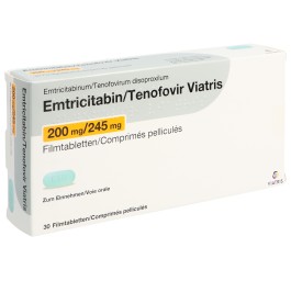 EMTRICITABIN TENOF Viatris cpr pell 200/245 30 pce