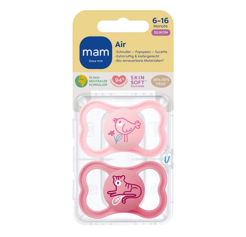 MAM Air lolette 6-16m Girl 2 pce