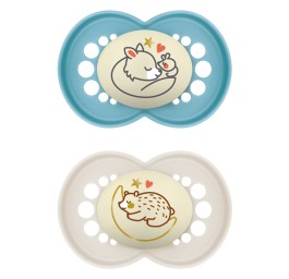 MAM Night lolette sil 6-16m Boy 2 pce