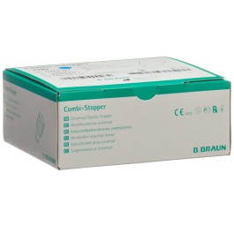 B. BRAUN combi cône obturat bleu luer lock 100 pce