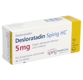 DESLORATADINE Spirig HC cpr pell 5 mg 50 pce