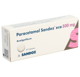 PARACETAMOL Sandoz eco cpr 500 mg 20 pce