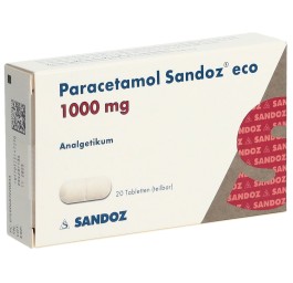 PARACETAMOL Sandoz eco cpr 1000 mg 20 pce