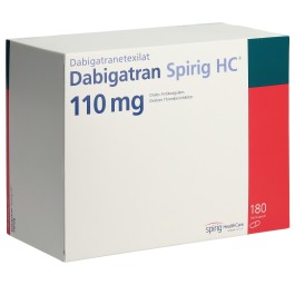 DABIGATRAN Spirig HC caps 110 mg 180 pce