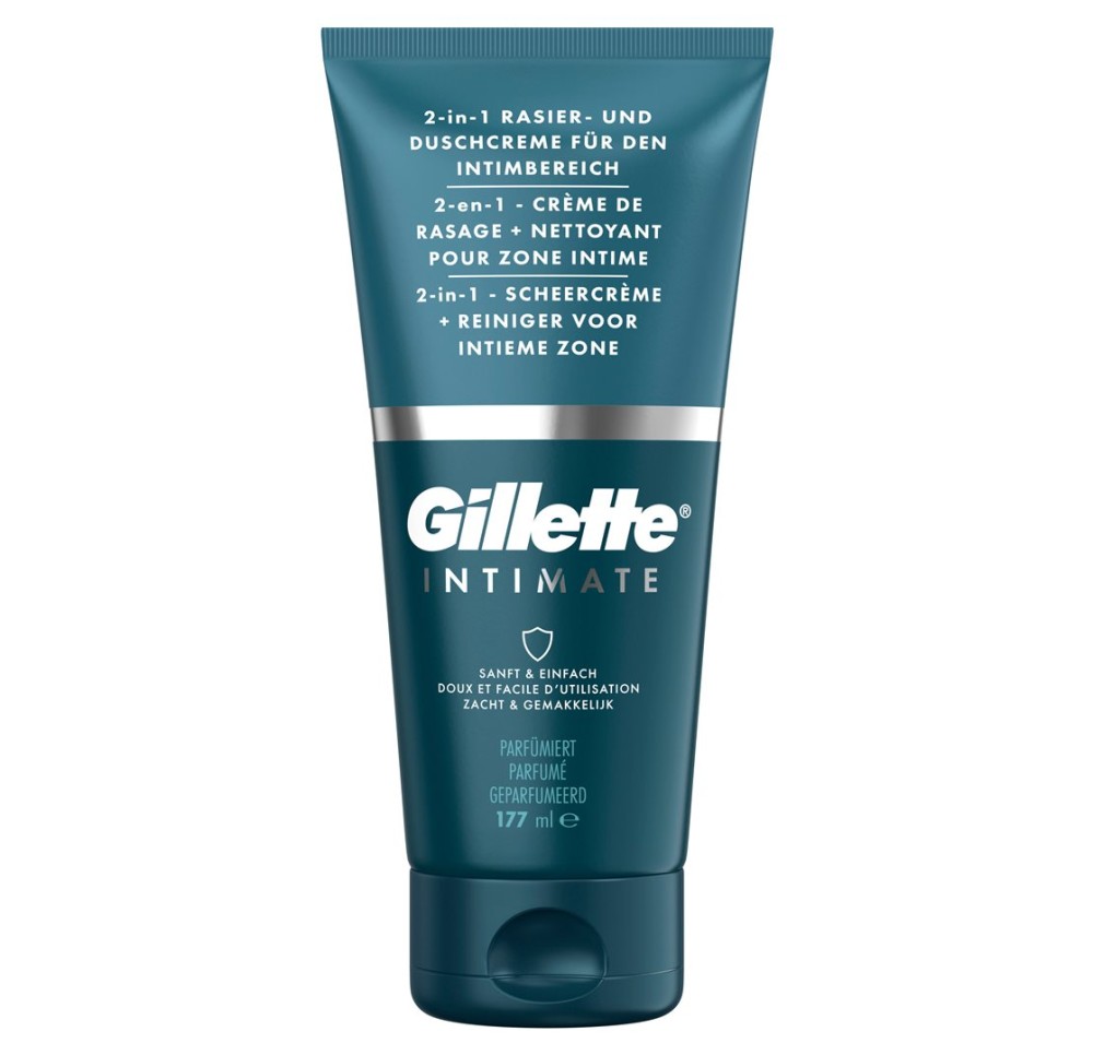 GILLETTE Intimate 2en1 cr rasa zon intim 177 ml