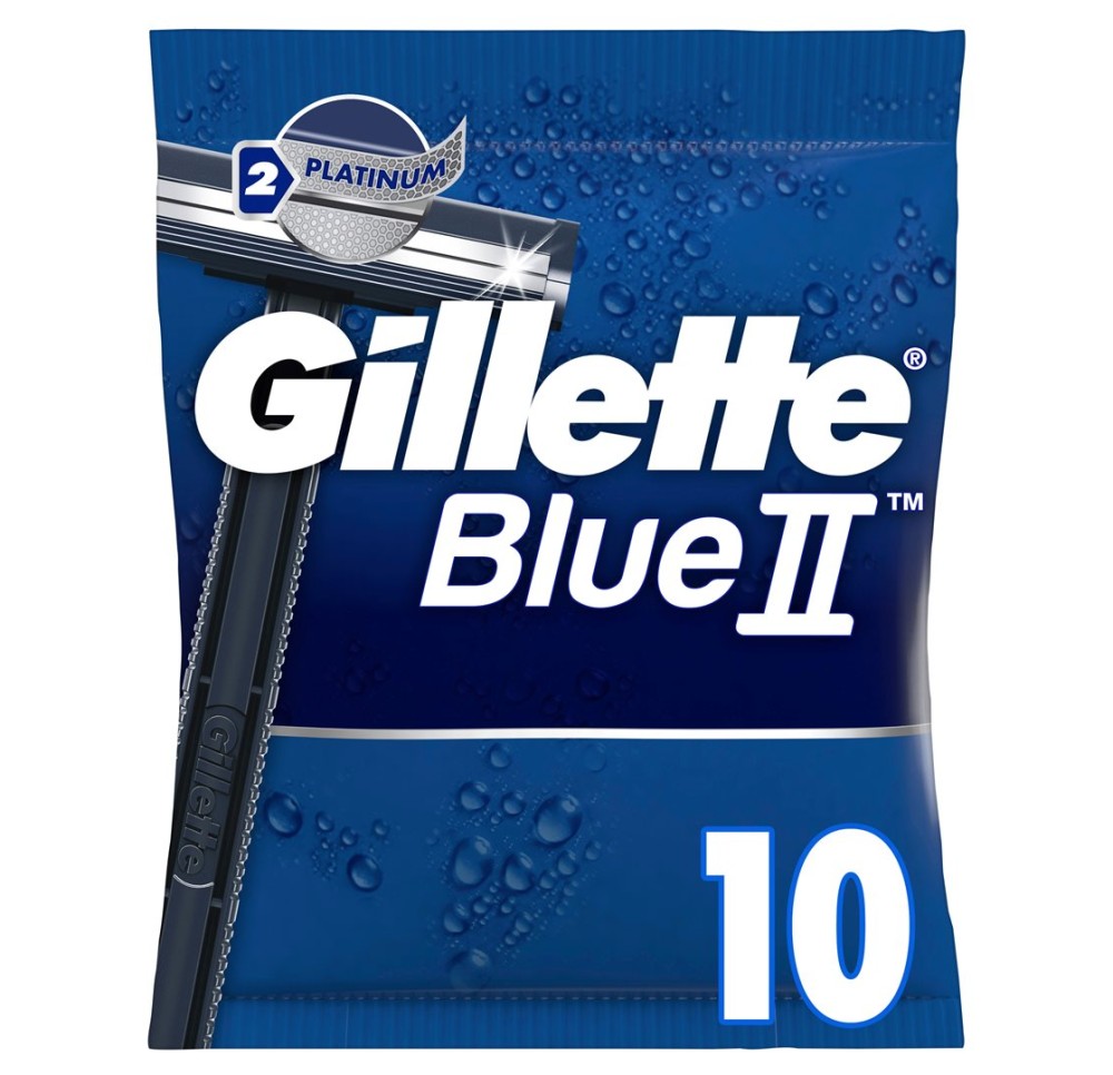 GILLETTE Blue II rasoir jetable (nouveau) 10 pce GILLETTE Blue II rasoir jetable (nouveau) 10 pce